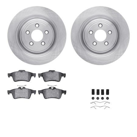 6312-20015, Rotors With 3000 Series Ceramic Brake Pads Includes Hardware
